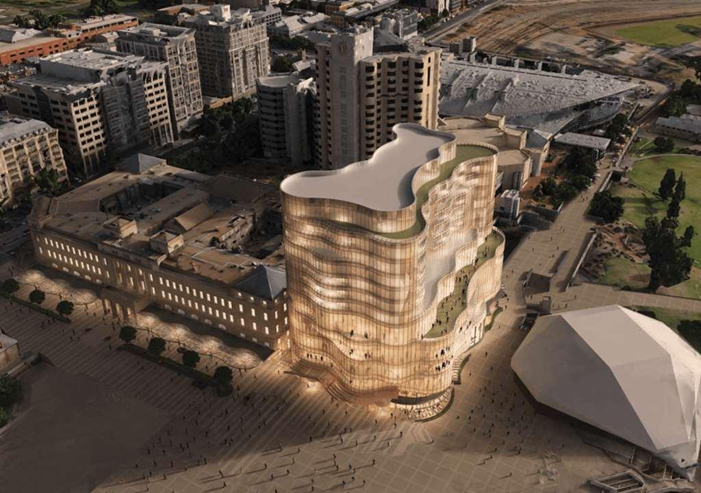 אדלייד Eos By Skycity מראה חיצוני תמונה The proposed building